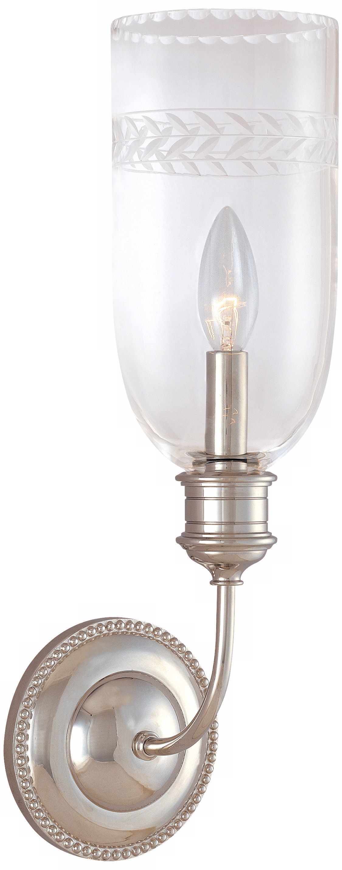 Lafayette Collection Polished Nickel 17" High Wall Sconce