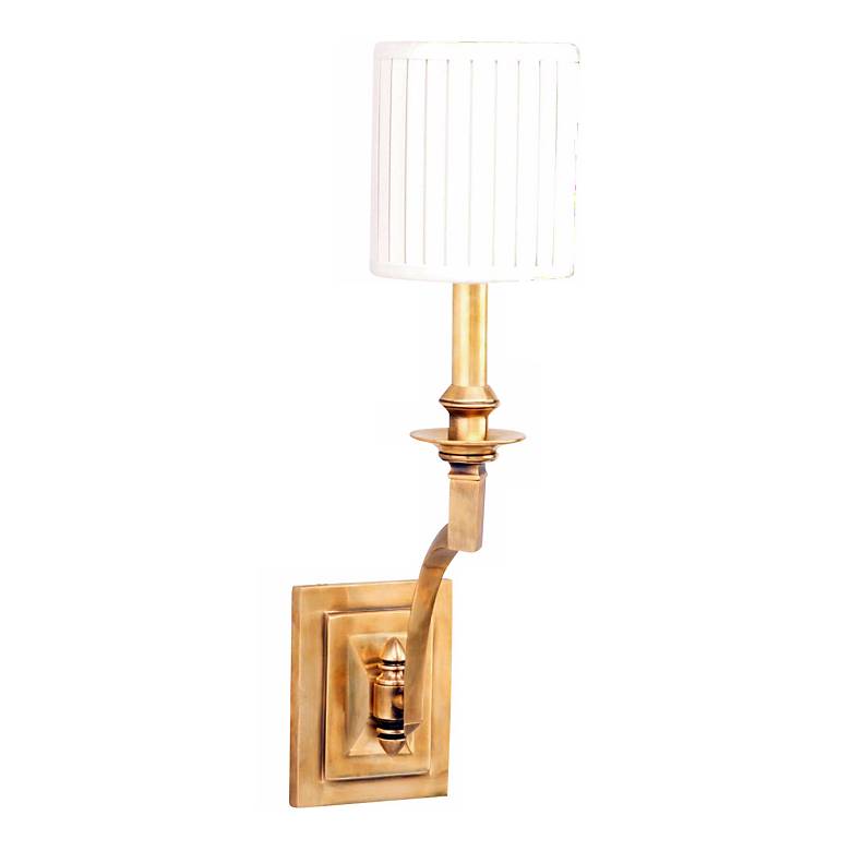 Mercer Single Light 19" High Aged Brass Wall Sconce - # ... Mercer Single Light 19" High Aged Brass Wall Sconce - # ... on Aged Brass Wall Sconce id=72902