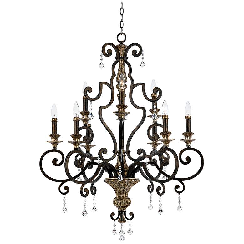 Quoizel 32&quot; Wide Marquette Two Tier Traditional Chandelier