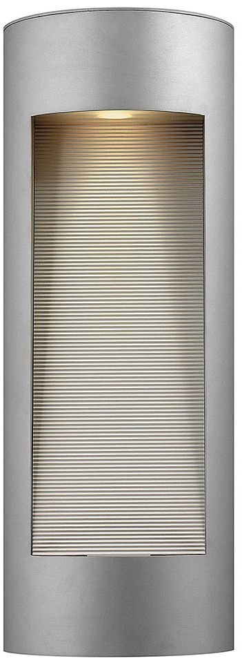 Hinkley Luna Dark Sky 24" High Titanium Outdoor Wall Light