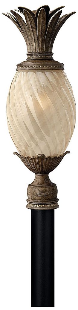 Hinkley Plantation 25 1/4" High Pearl Bronze Outdoor Post Light 