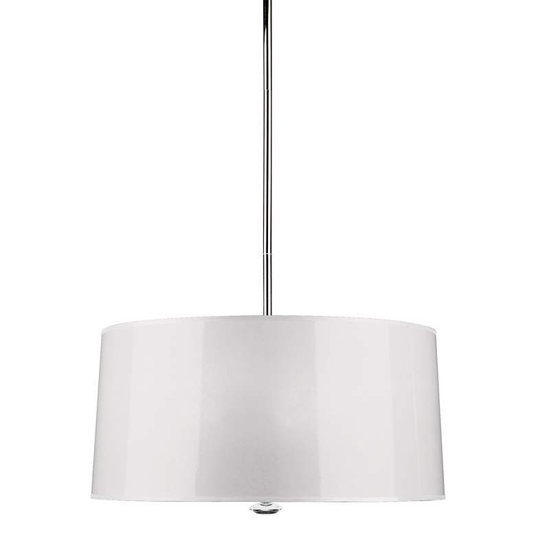Penelope 25 1/2&quot; Wide White Pendant Light by Robert Abbey