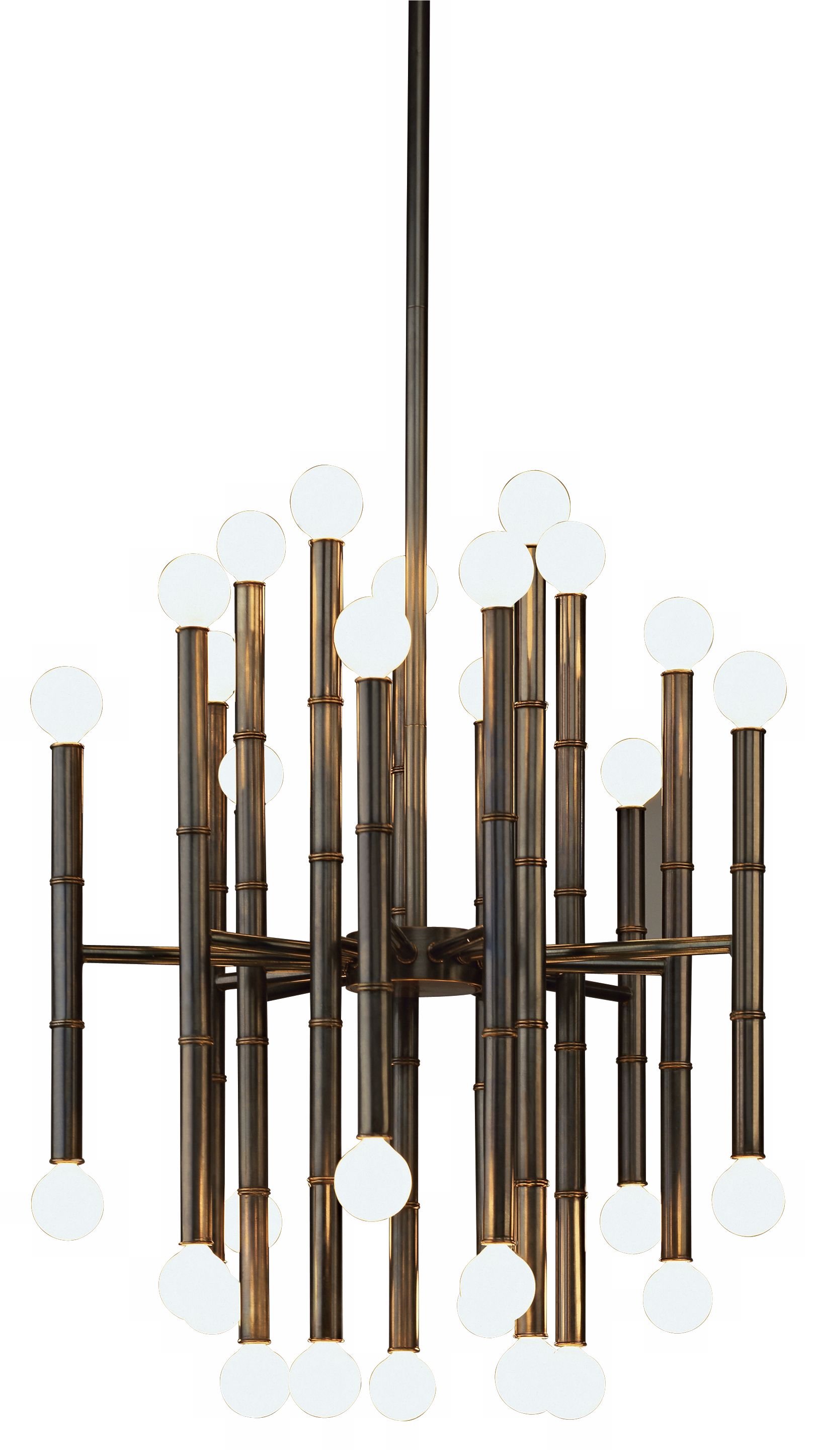 Jonathan Adler Meurice Collection 30-Light Bronze Chandelier