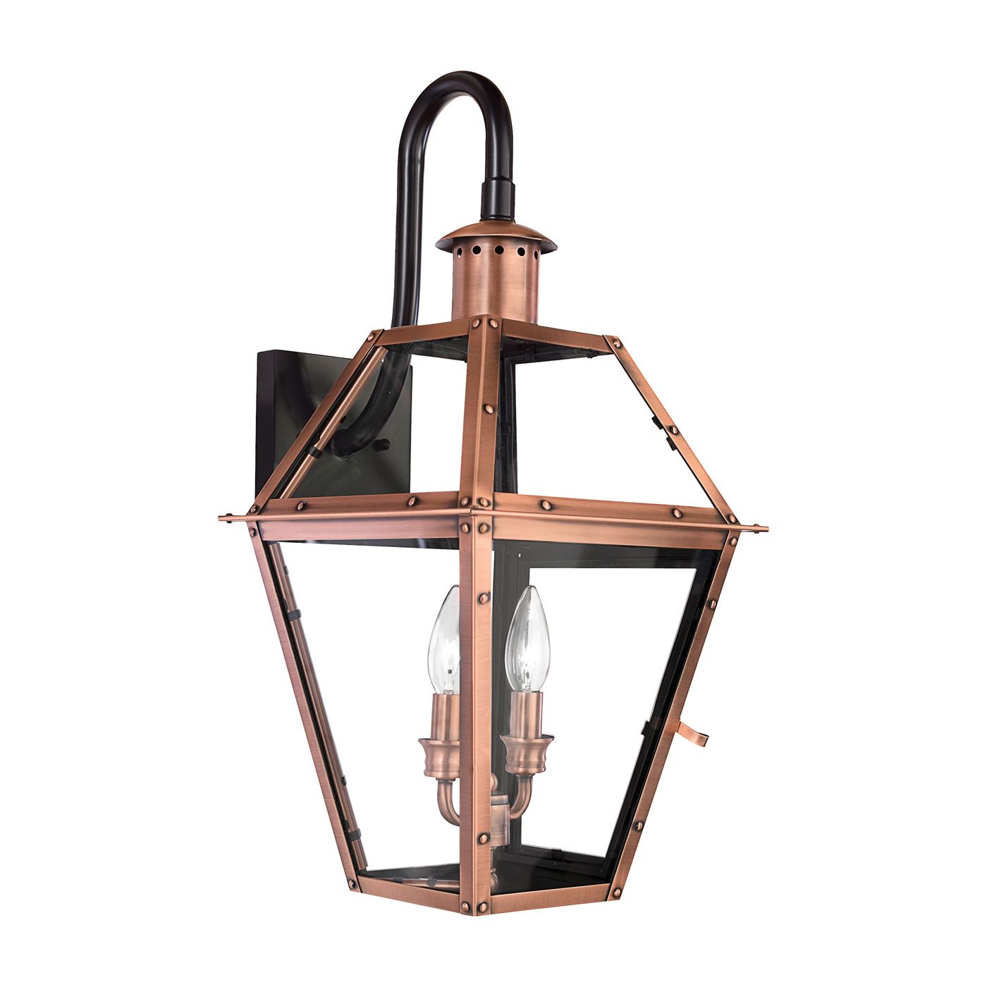 Rue de Royal 22" High Downbridge Arm Outdoor Wall Light