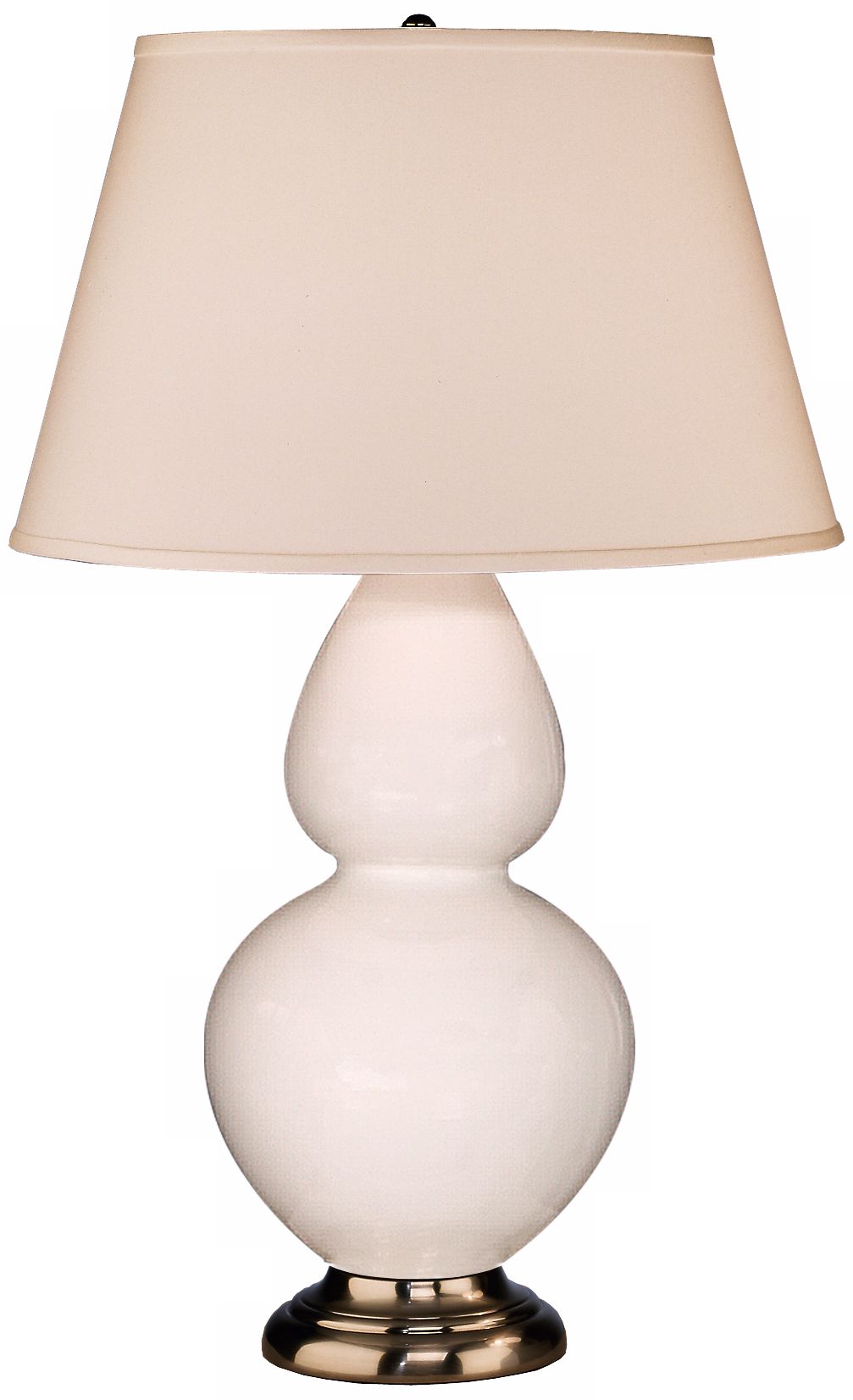 white and silver table lamps