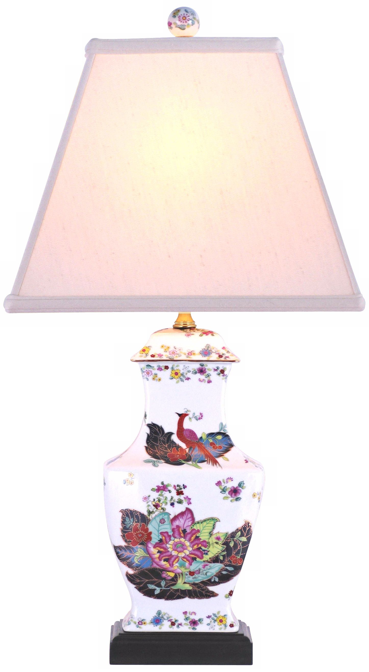 Peacock Garden Porcelain Vase Table Lamp G6970 Lamps Plus