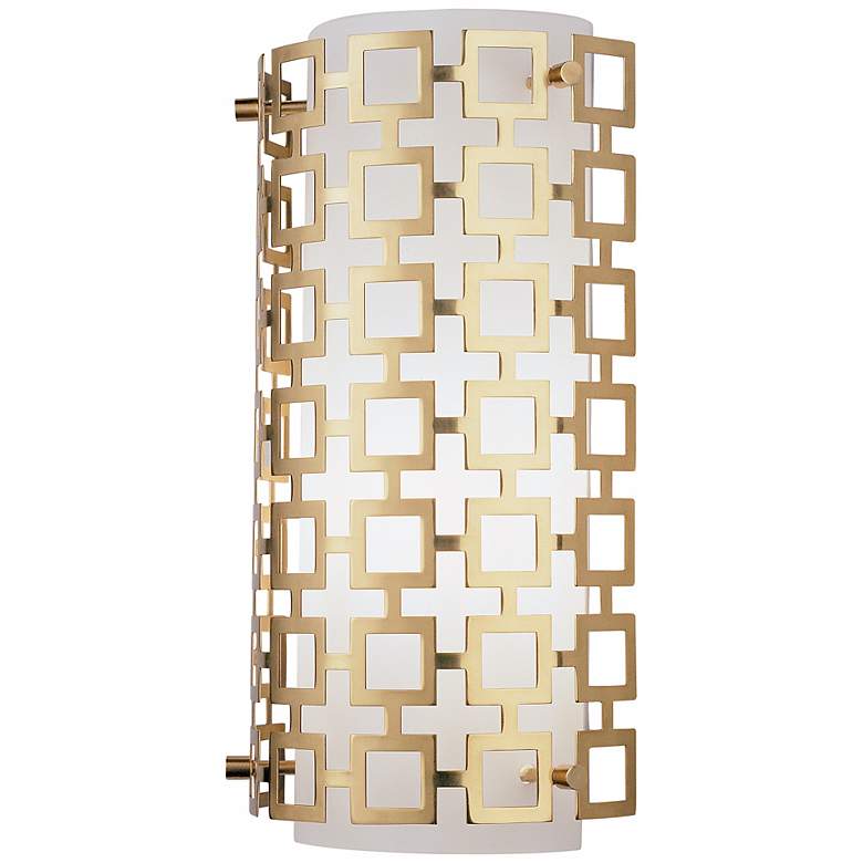Jonathan Adler Parker Collection 15&quot; High Brass Wall Sconce