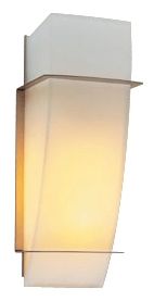 Matte Opal Glass Scoop 12" High Wall Sconce