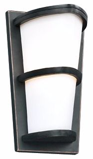 Allegra Oil-Rubbed Bronze 13 1/4" High Outdoor Wall Light