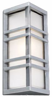 Trestle Architectural Silver 13 1/4" High Outdoor Wall Light
