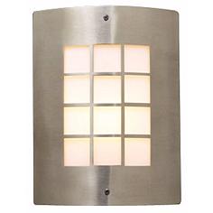 Deco Grid Pattern 11 3/4" High Outdoor Wall Light
