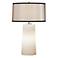 Modern White Frosted Glass Night Light Table Lamp