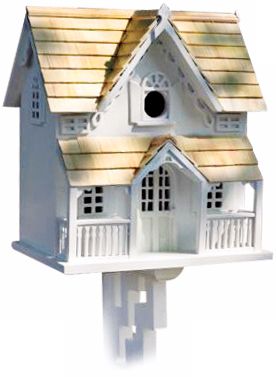 Victorian Cottage with Mounting Bracket Bird House