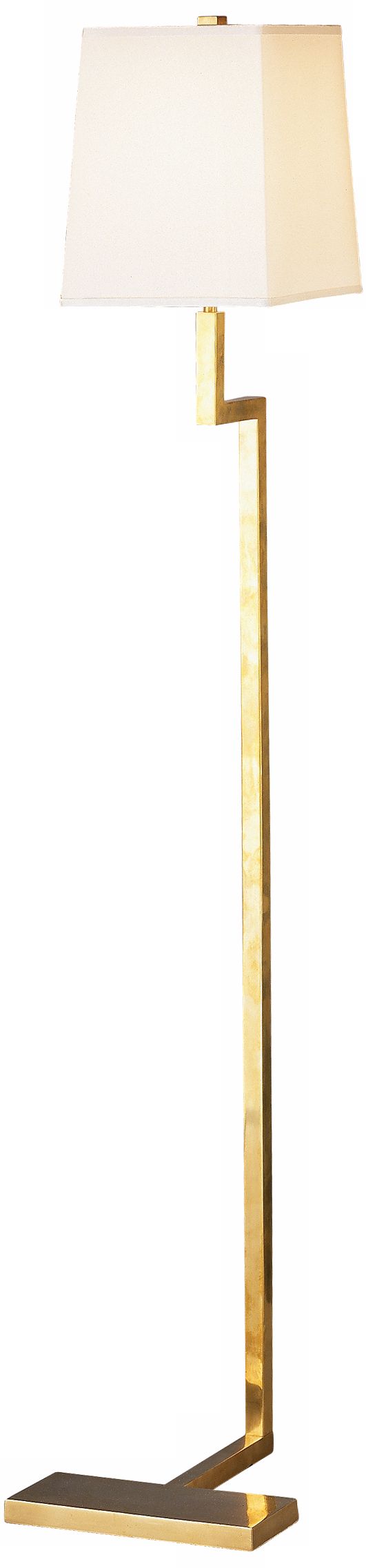 Doughnut Antique Brass 48 3/4" High Floor Lamp
