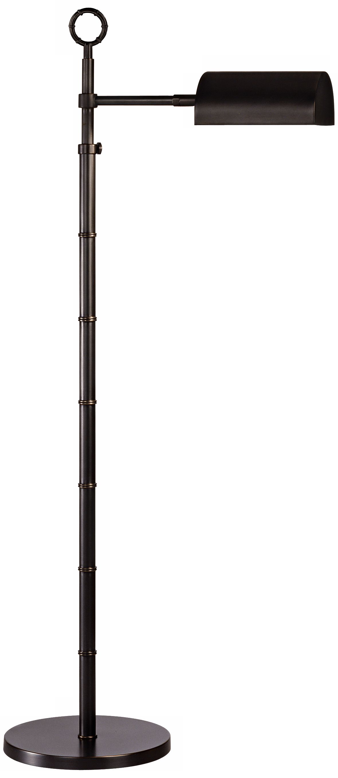Meurice Bronze Finish Adjustable Pharmacy Floor Lamp