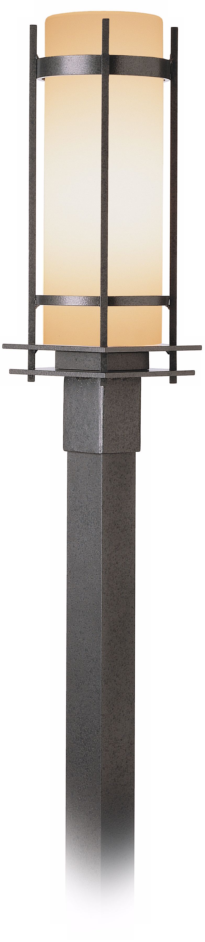 Hubbardton Forge Double Banded 22 1/4" High Post Light