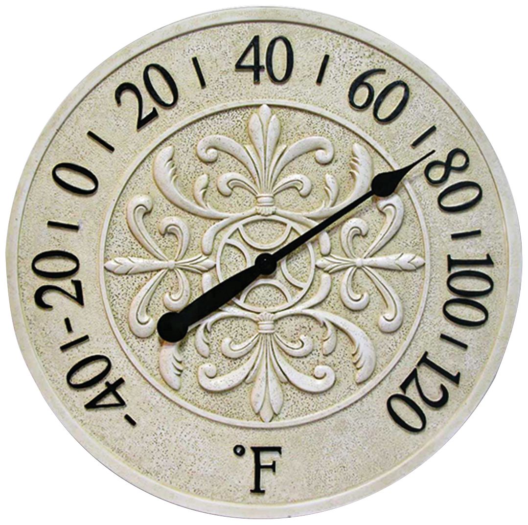 Blanc Fleur Wall Thermometer – Elegant, Accurate Temperature Gauge