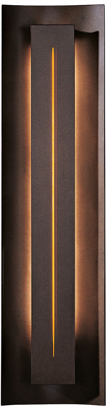 Gallery Collection Amber Glass Energy Efficient Wall Sconce