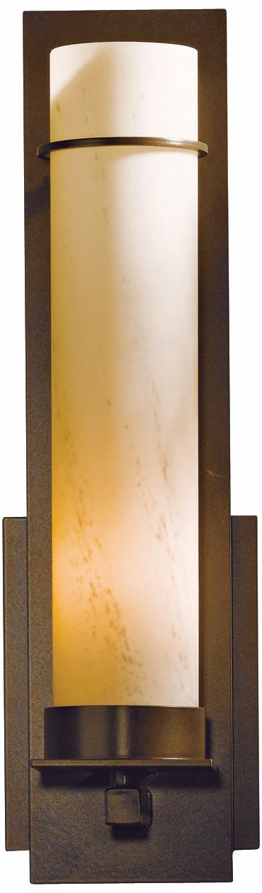 New Town Collection Stone Glass Energy Efficient Wall Sconce