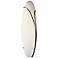 Oval Reed Right Opal Glass 20" High Wall Sconce