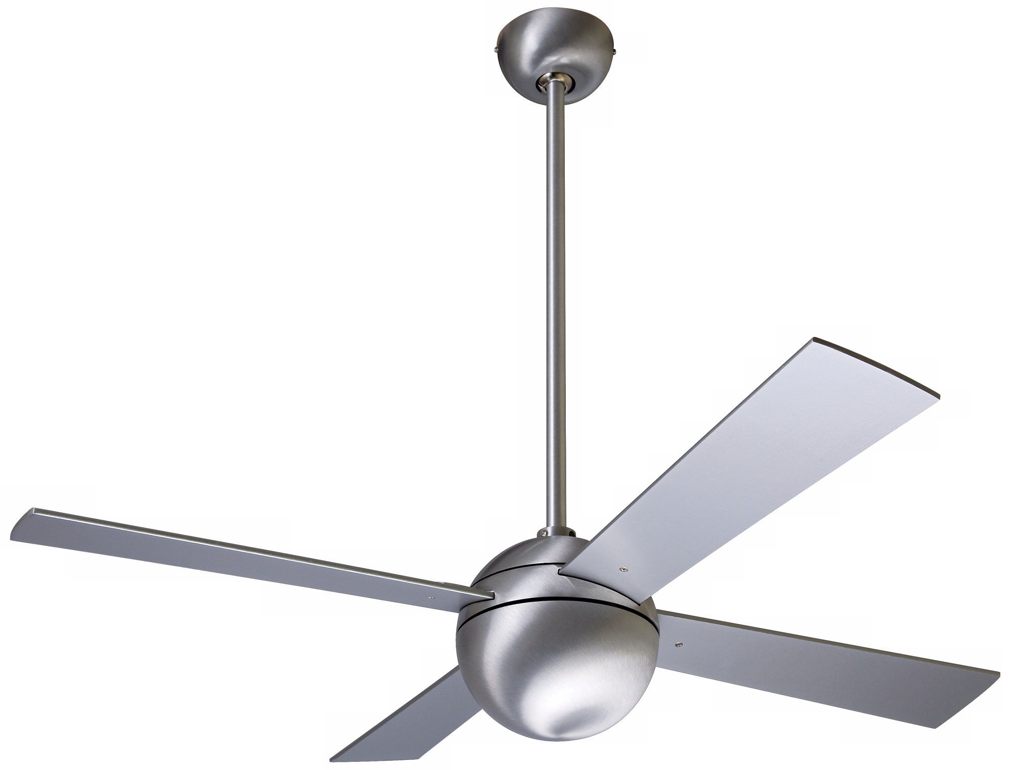 42 Modern Fan Aluminum Finish Ball Ceiling Fan