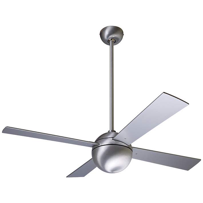 42 Modern Fan Aluminum Finish Ball Ceiling Fan