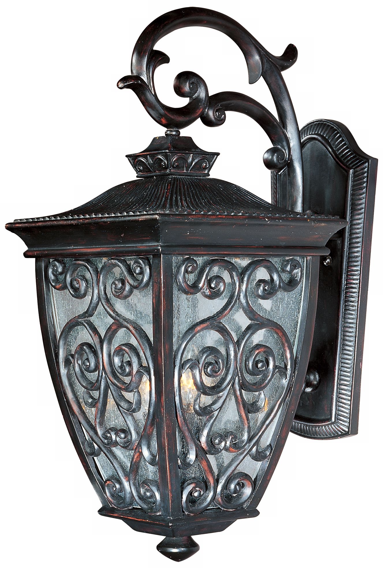 Newbury 25" High Oriental Bronze Outdoor Wall Light