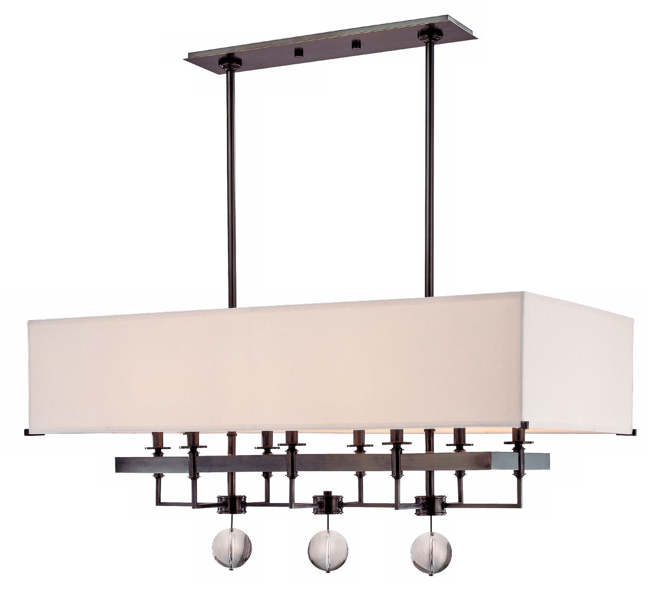 Gresham Park Old Bronze Island Pendant Light