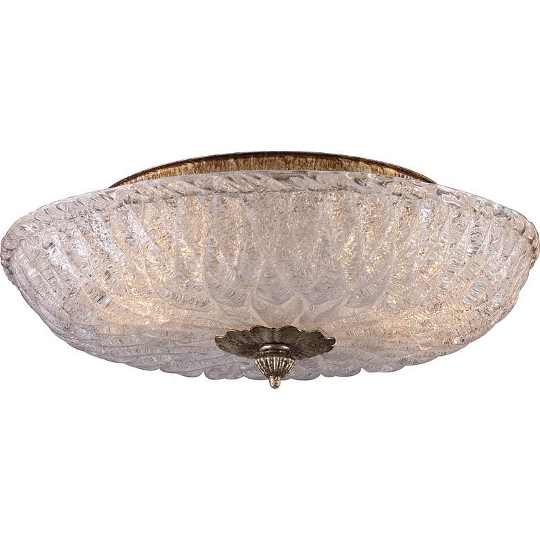Image 2 Providence Antique Silver 15" Wide Ceiling Light Fixture