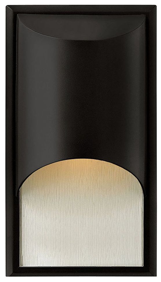 Hinkley Cascade Black 14 1/2" High Outdoor Wall Light