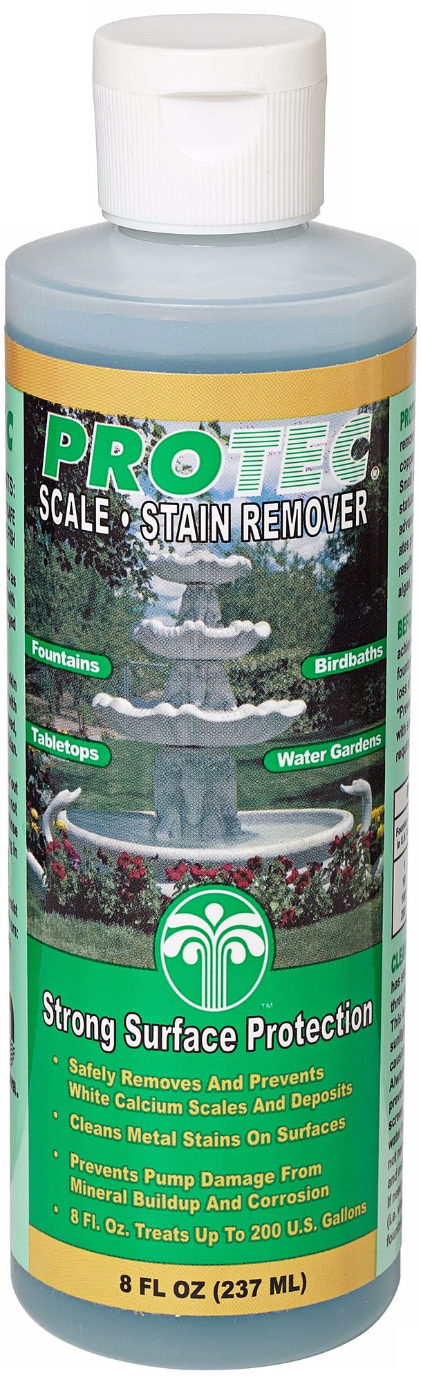 Protec 8oz Fountain and Statuary Scale-Stain Water Treatment
