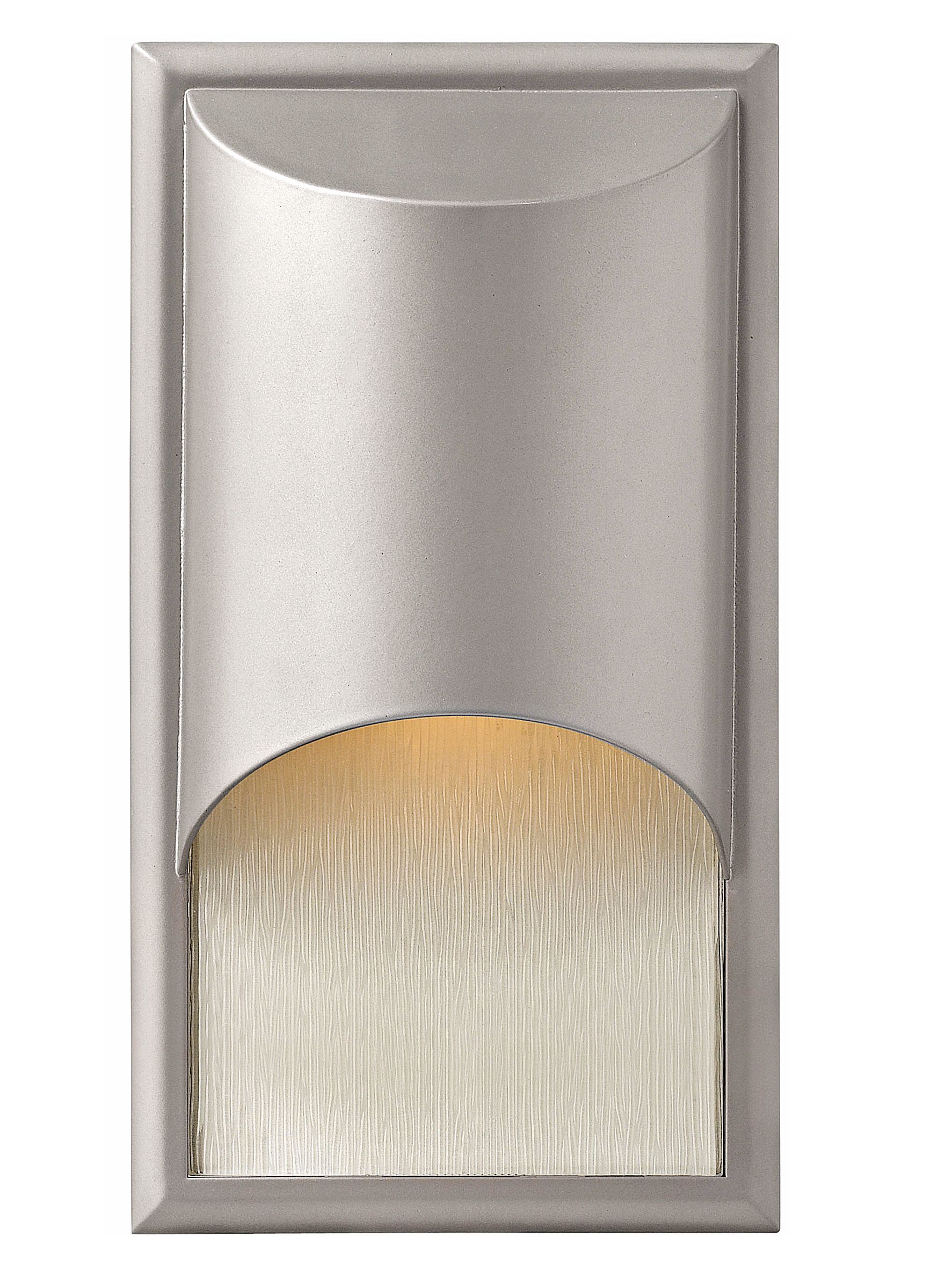 Hinkley Cascade Titanium 14 1/2" High Outdoor Wall Light