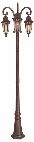 Berkshire Collection 89" High 3-Light Post Light