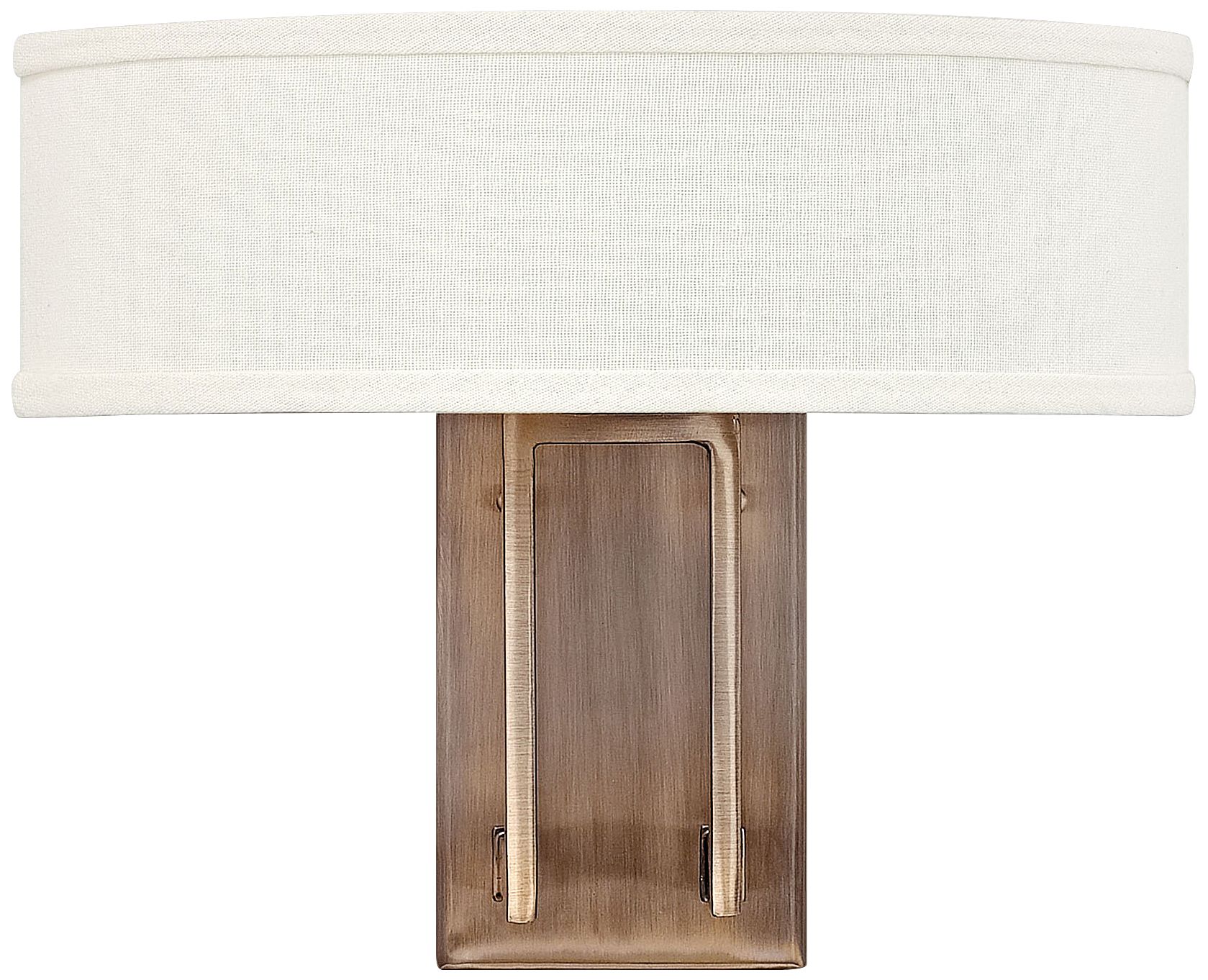 Hinkley Hampton 12" High Brushed Bronze Wall Sconce