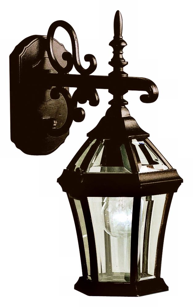 Townhouse Black 15 1/2" High Outdoor Wall Light