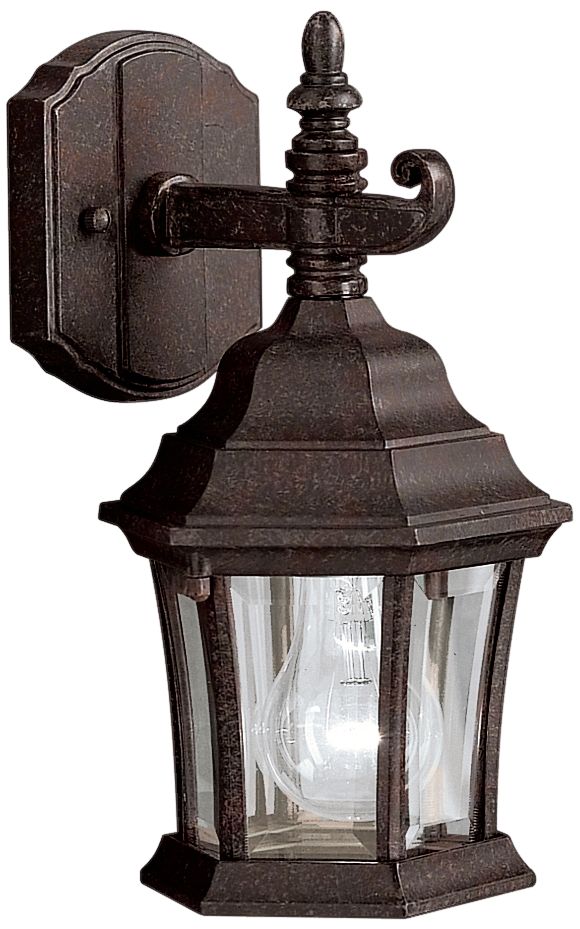 Townhouse Tannery Bronze 12" High Outdoor Wall Light