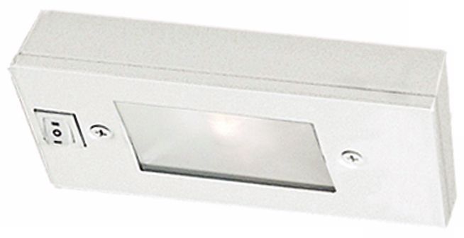 WAC White Xenon 6" Wide Under Cabinet Light Bar
