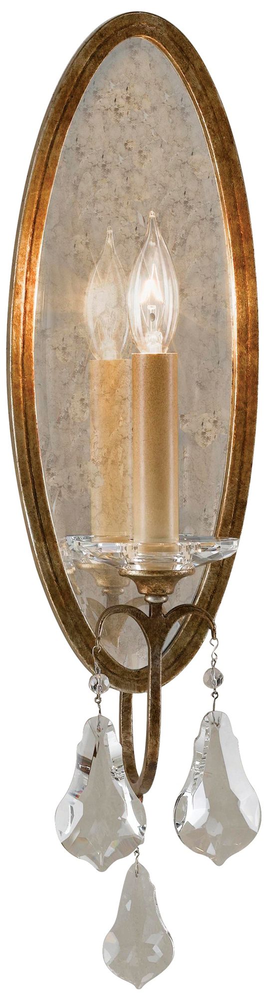 Valentina Collection 19" High Oxidized Bronze Wall Sconce