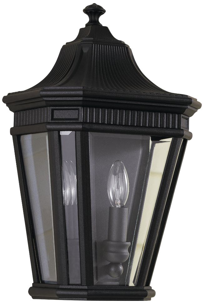 Feiss Cotswold Lane16" High Black Outdoor Wall Light M8667 Lamps Plus