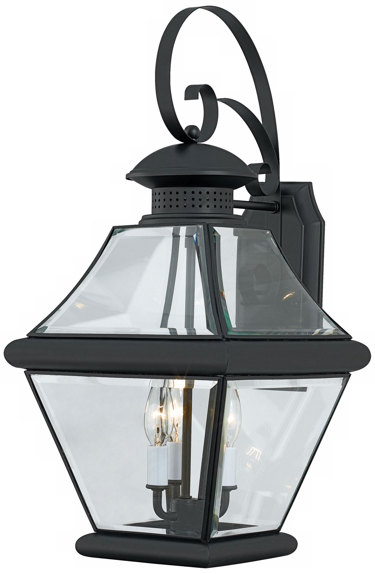 Rutledge Collection Black 24" High Outdoor Wall Light