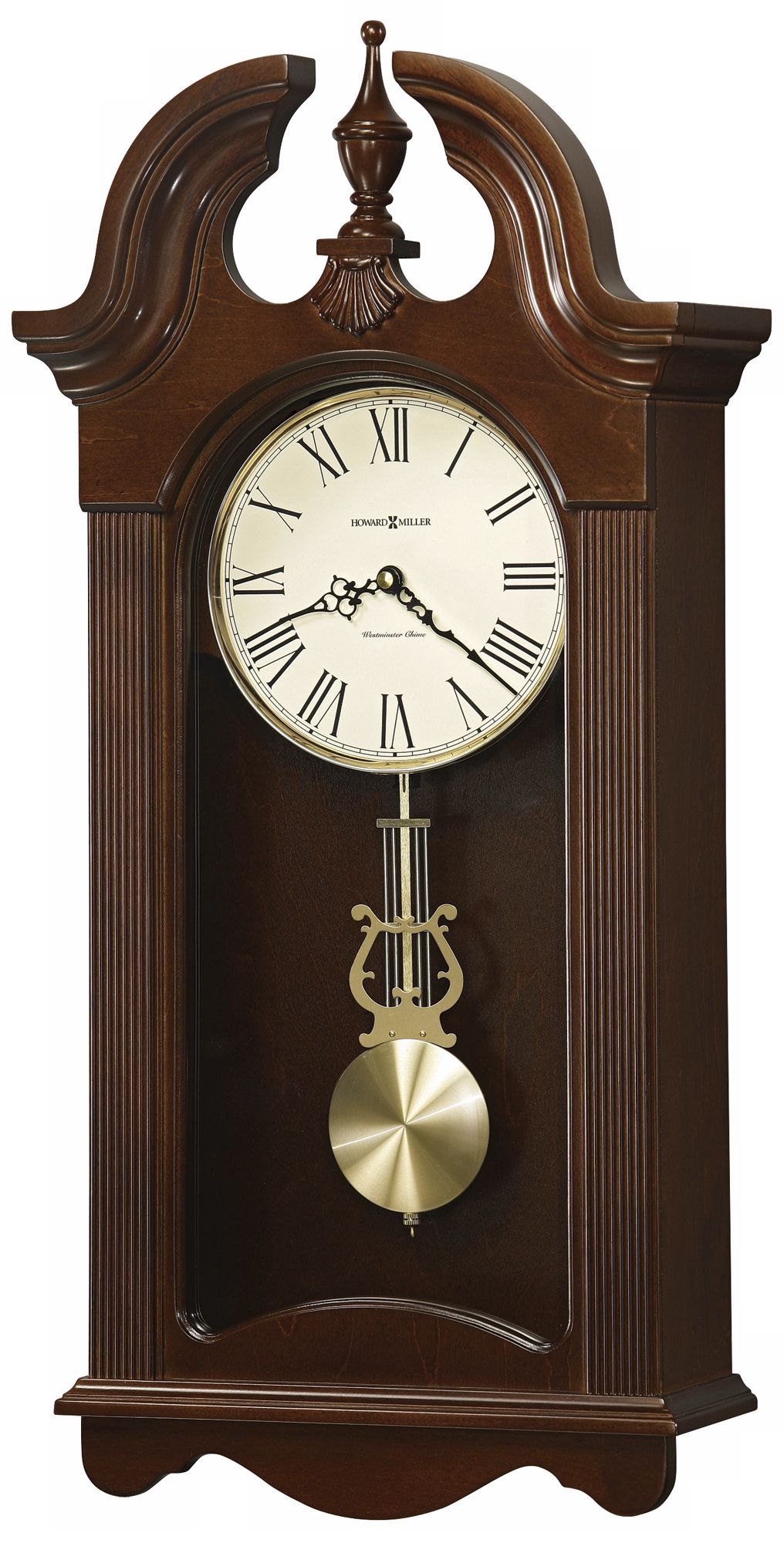 Howard Miller 26 1/4" High Malia Chiming Wall Clock