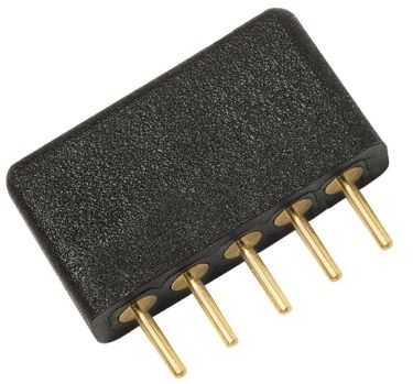 WAC 0.5" Wide Black End Cap for 24V InvisiLED