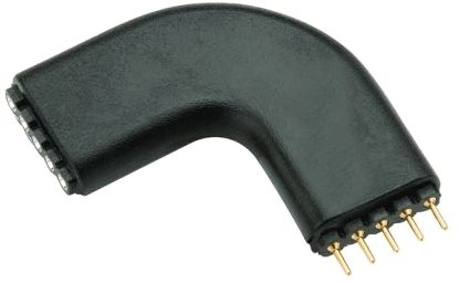 WAC 1.38" Wide Black "L" Connector for 24V InvisiLED