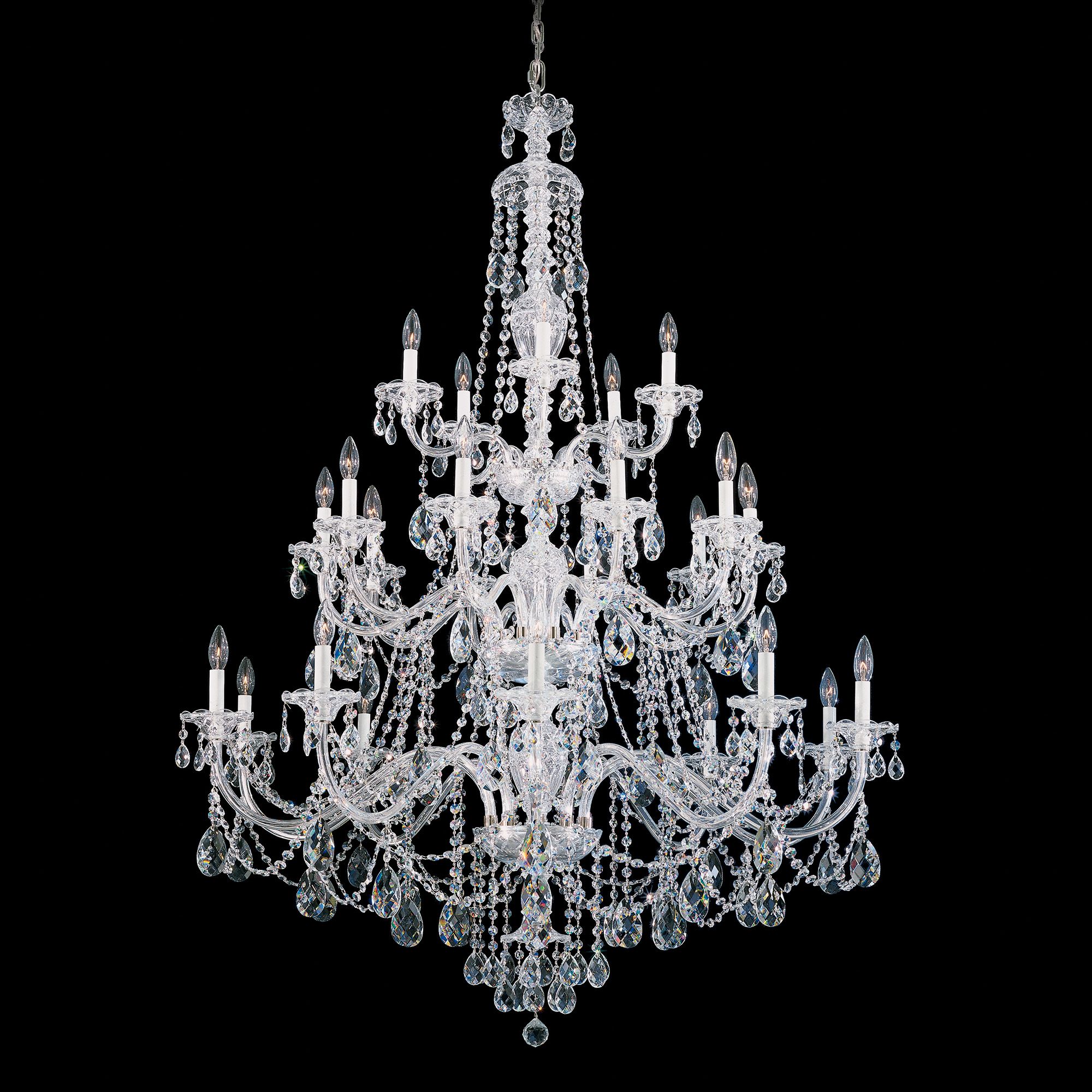 Schonbek Sterling 45" Wide Swarovski Crystal Chandelier