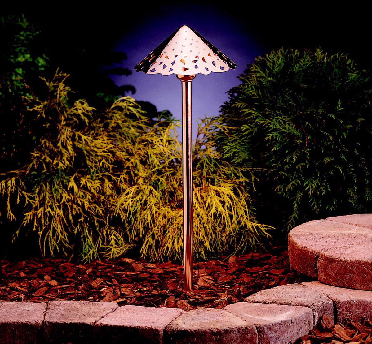 Kichler Hammered Copper LED Landscape Path Light