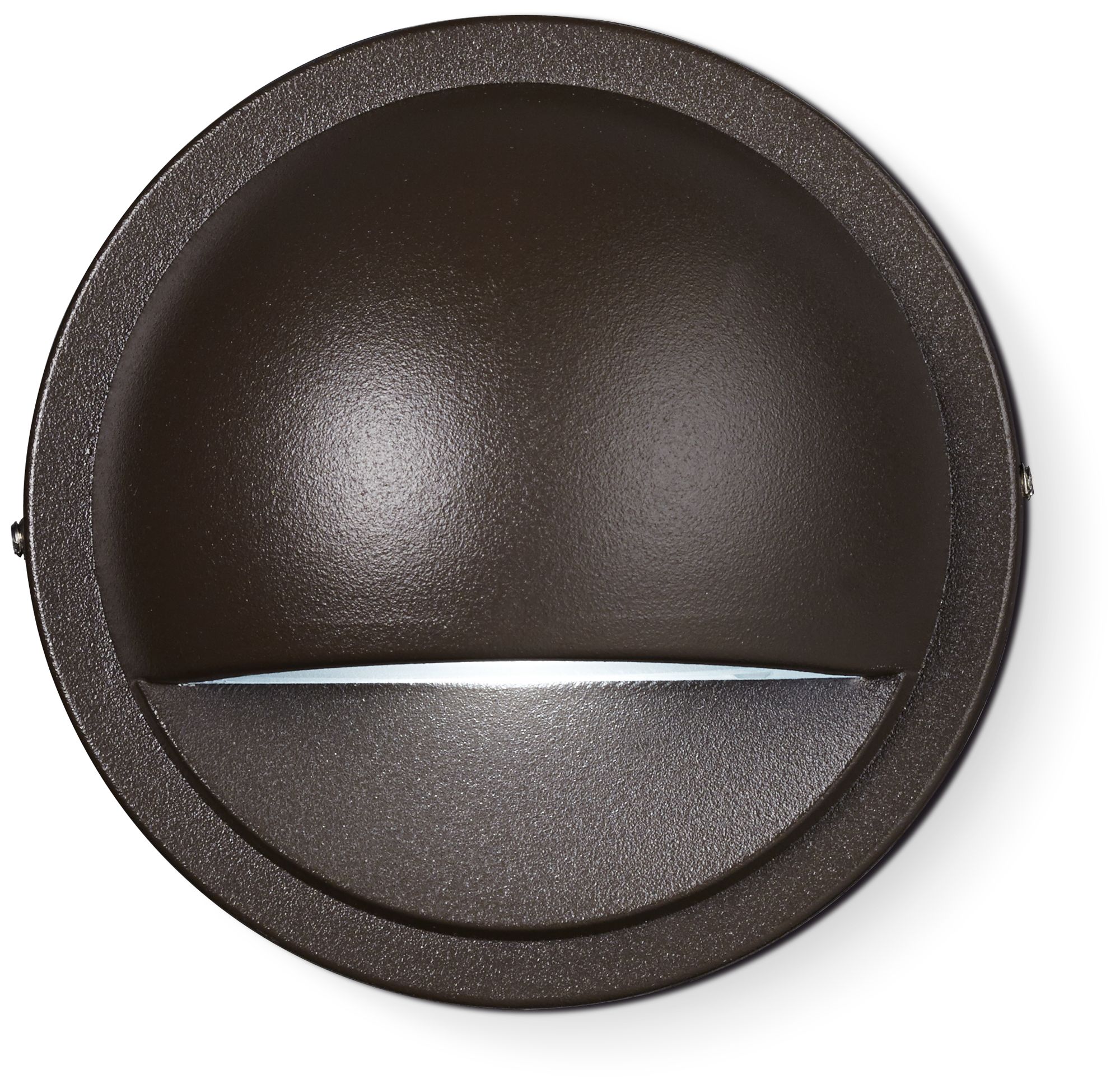 Kichler 4" High Half Moon Bronze 3000K LED Deck Light N1699 Lamps Plus