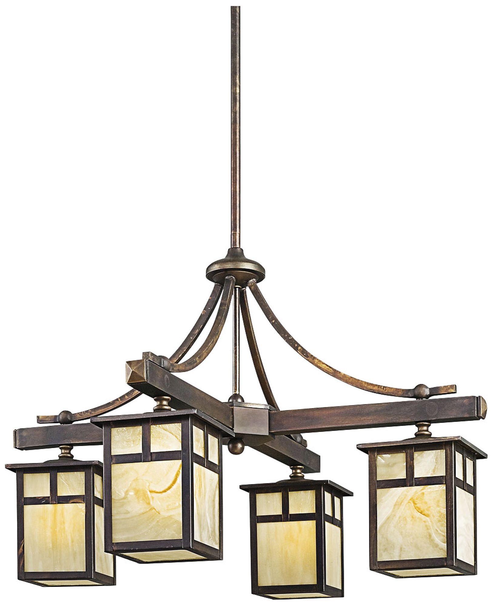 Kichler Alamenda 25" Wide Bronze Indoor/Outdoor Chandelier N2089