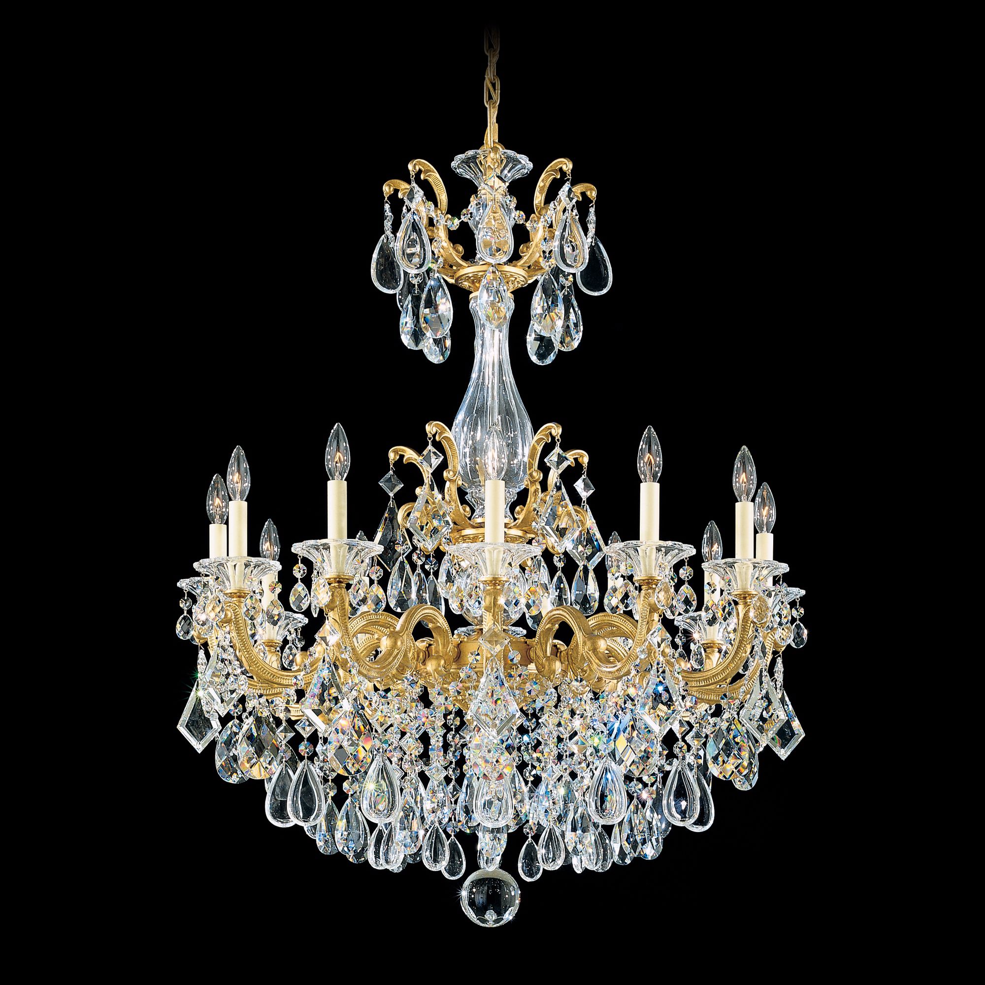 Schonbek La Scala 33" Wide Spectra Crystal Chandelier