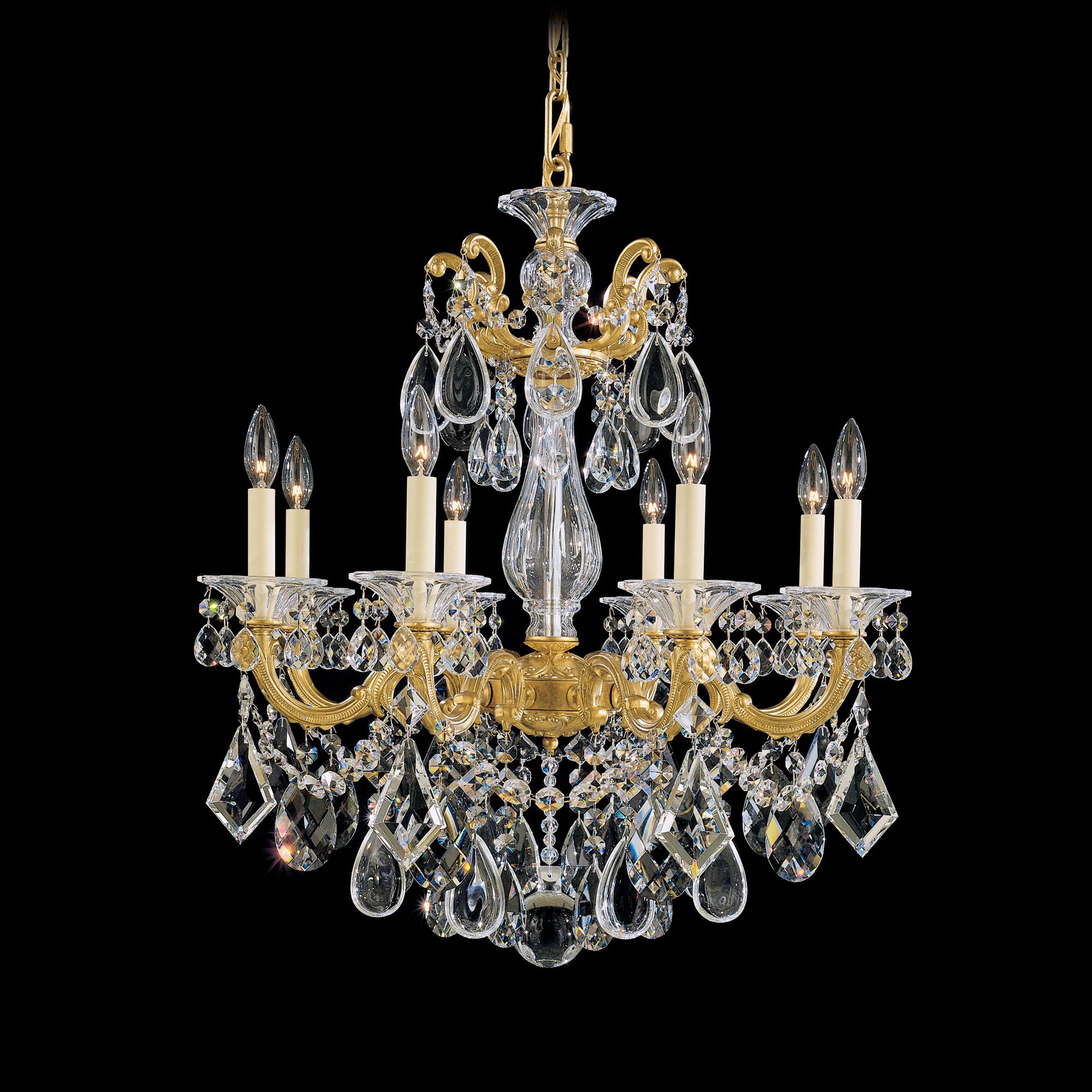 Schonbek La Scala 25"W Spectra Crystal 8-Light Chandelier