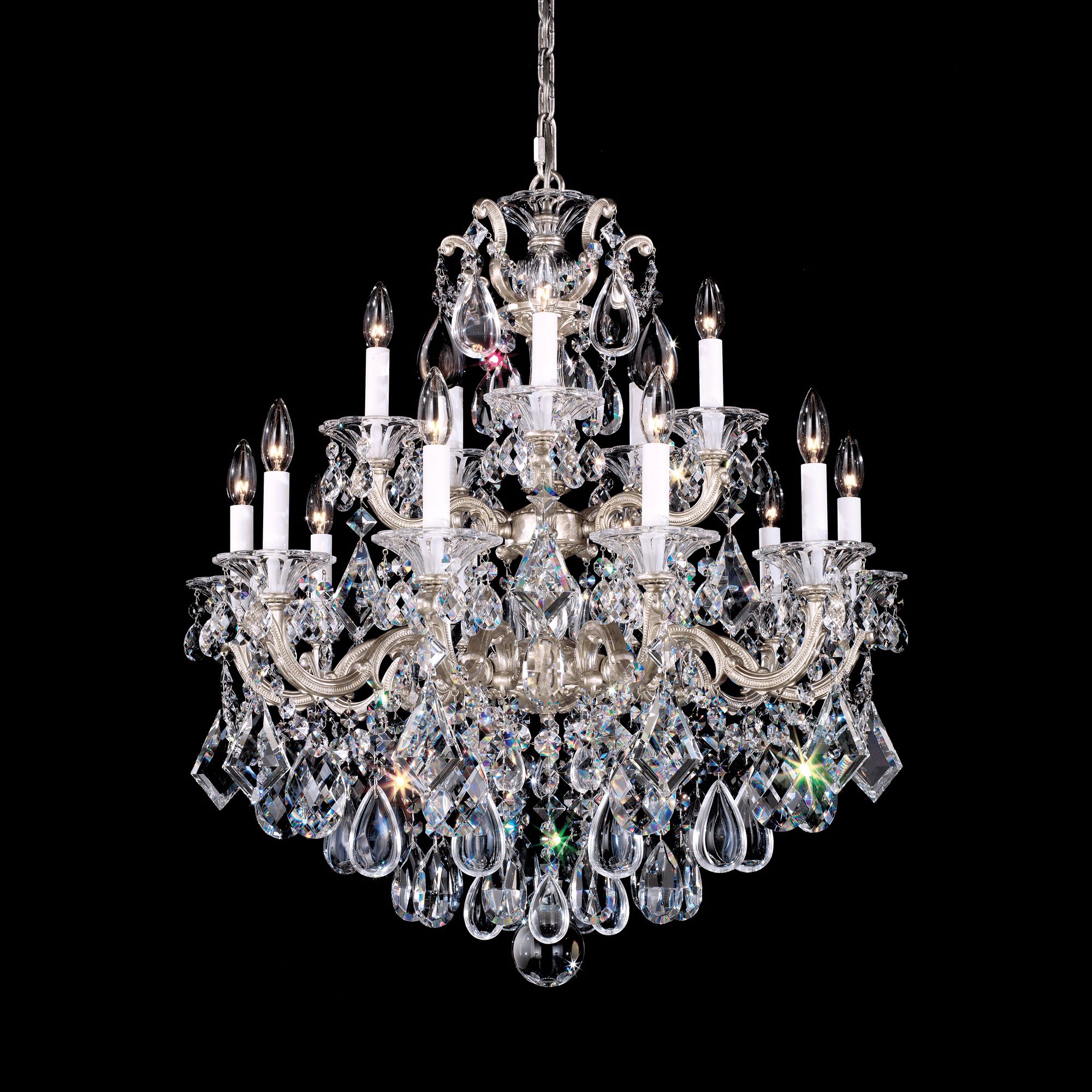 Schonbek La Scala 28" Wide Spectra Crystal Chandelier